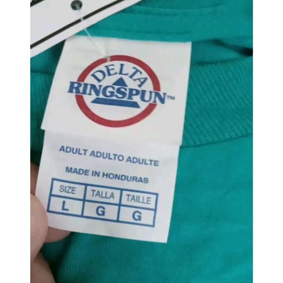 CAMCO LIFE IS BETTER AT THE CAMPSITE TEAL T-SHIRT LARGE New - Picture 3 of 8